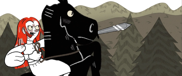 Dekle, ki se ni balo medvedov